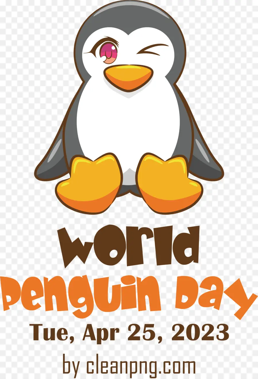 Día Mundial Del Pingüino，Pingüino PNG