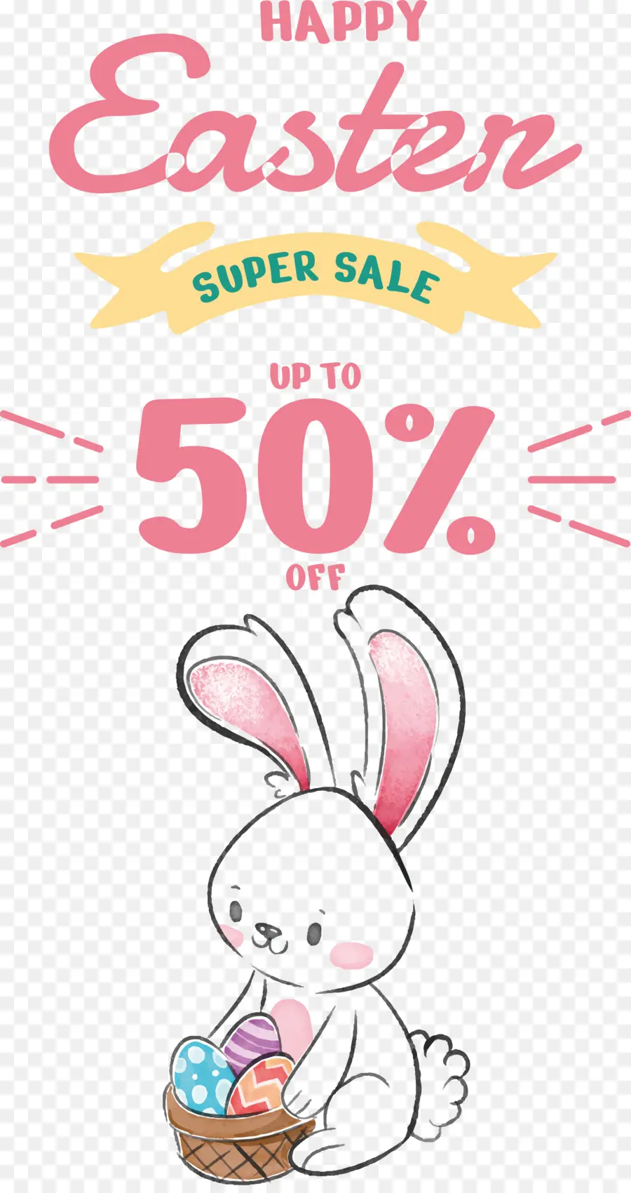 Feliz Pascua，Súper Venta PNG