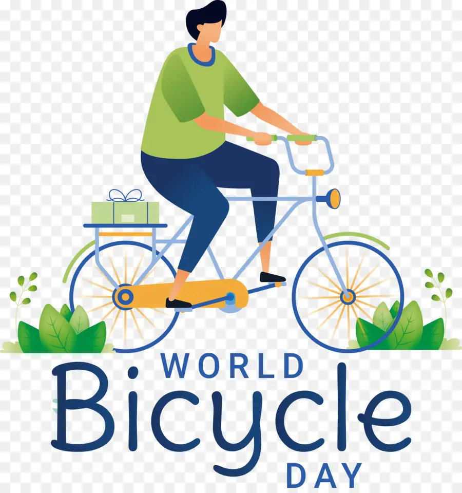 Día Mundial De La Bicicleta，El Día De La Bicicleta PNG