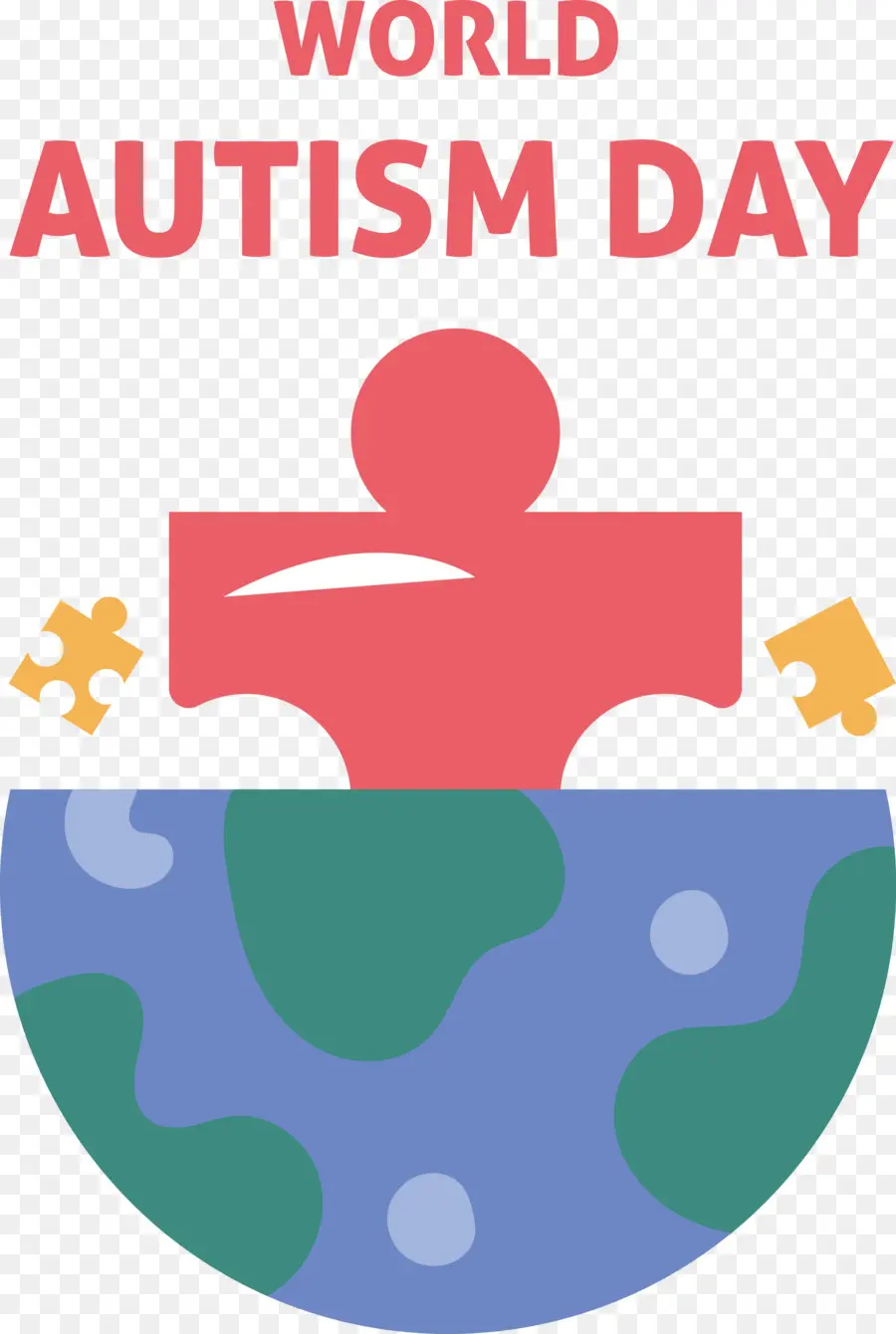 Día De Concientización Sobre El Autismo，Día Mundial De Concienciación Del Autismo PNG