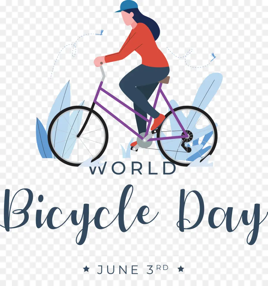 Día Mundial De La Bicicleta，Día Del Mundo De La Bicicleta PNG