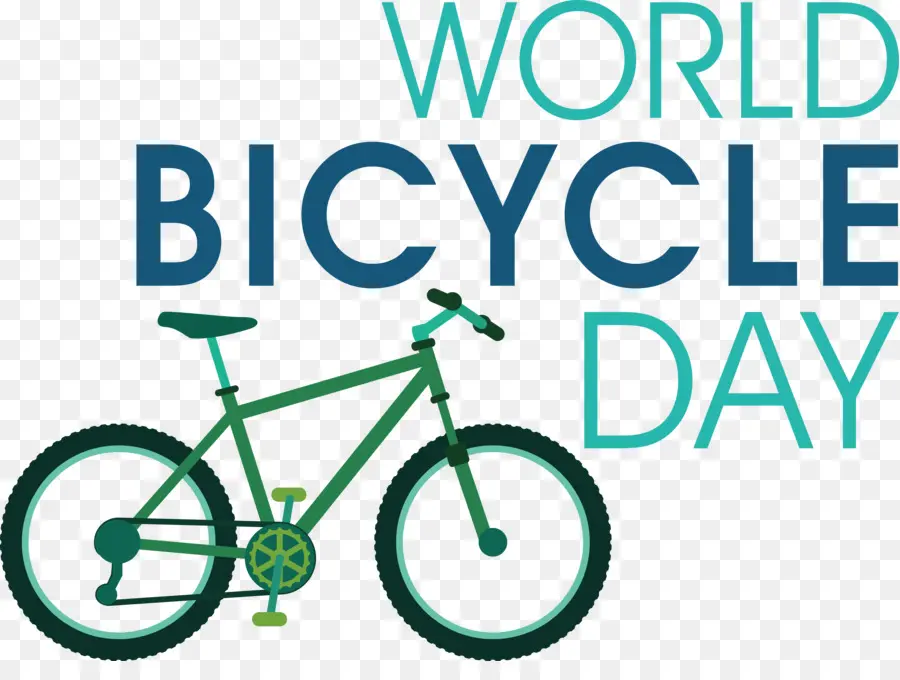 Día Mundial De La Bicicleta，Día Del Mundo De La Bicicleta PNG