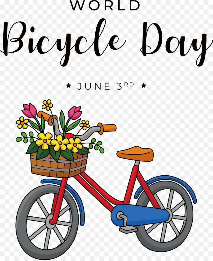 Día Mundial De La Bicicleta，Día Del Mundo De La Bicicleta PNG