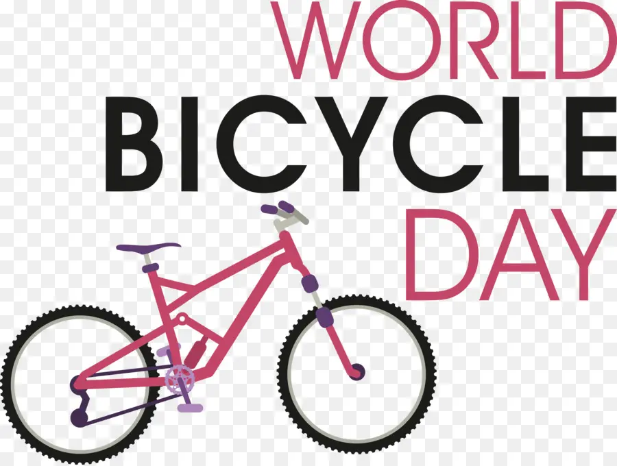 Día Mundial De La Bicicleta，Día Del Mundo De La Bicicleta PNG