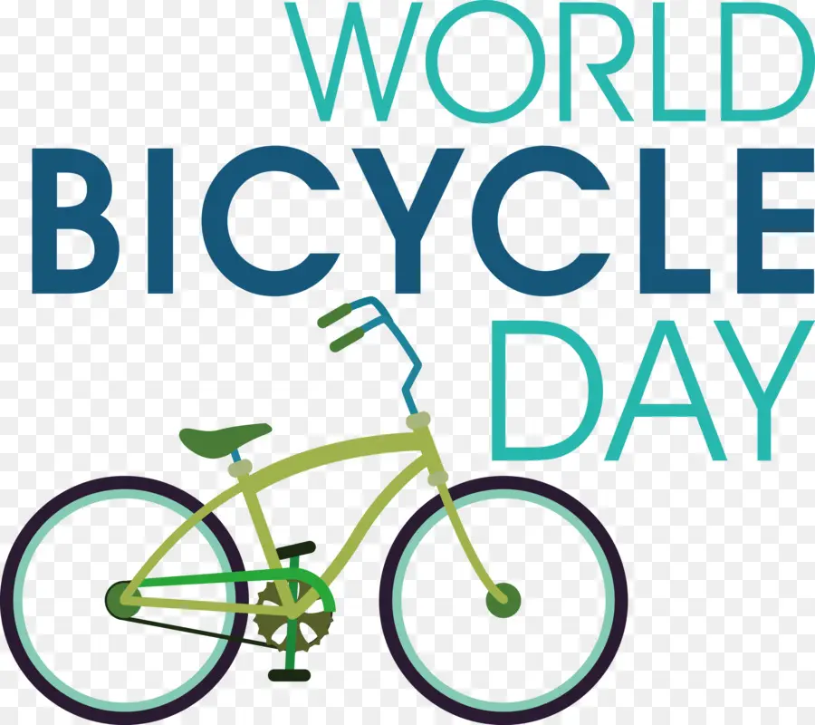 Día Mundial De La Bicicleta，Día Del Mundo De La Bicicleta PNG