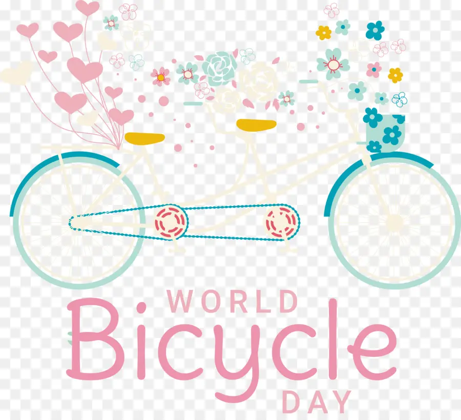 Día Mundial De La Bicicleta，Día Del Mundo De La Bicicleta PNG