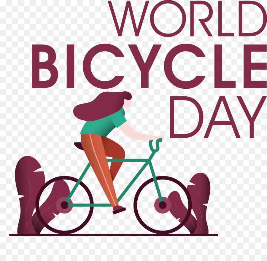 Día Mundial De La Bicicleta，Bicicleta PNG