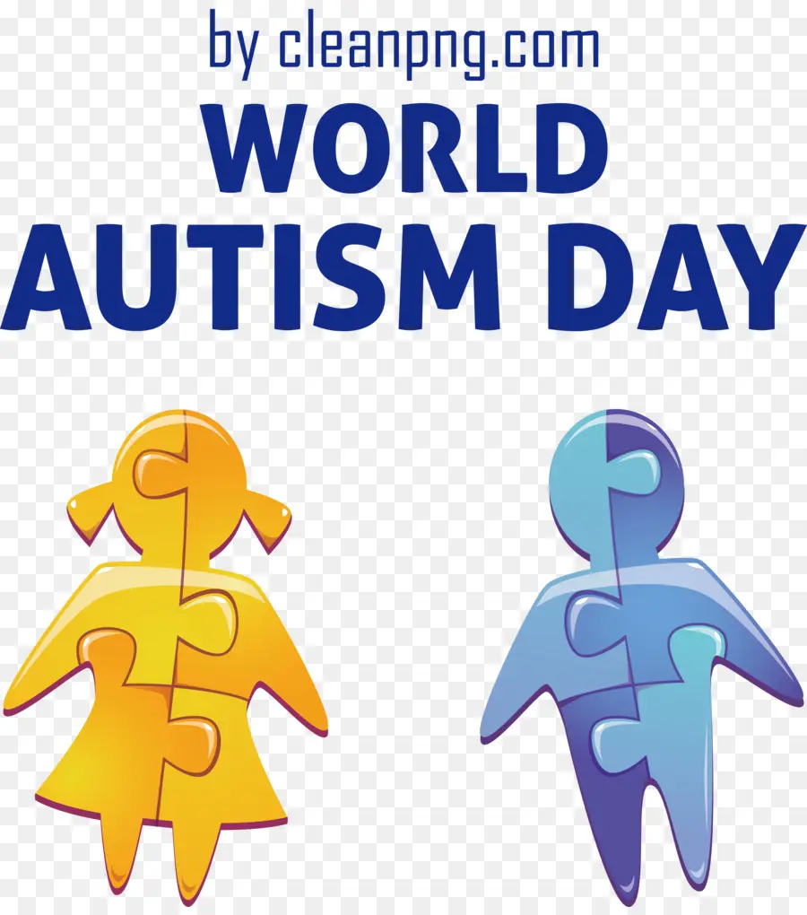 Día De Concientización Del Autismo，Día Mundial De Concienciación Del Autismo PNG