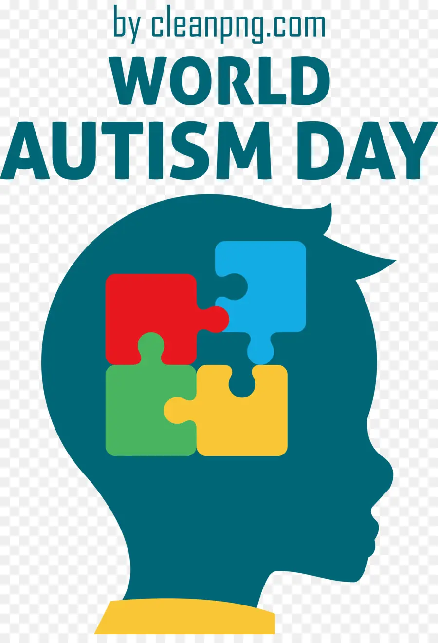 Día De Concientización Del Autismo，Día Mundial De Concienciación Del Autismo PNG