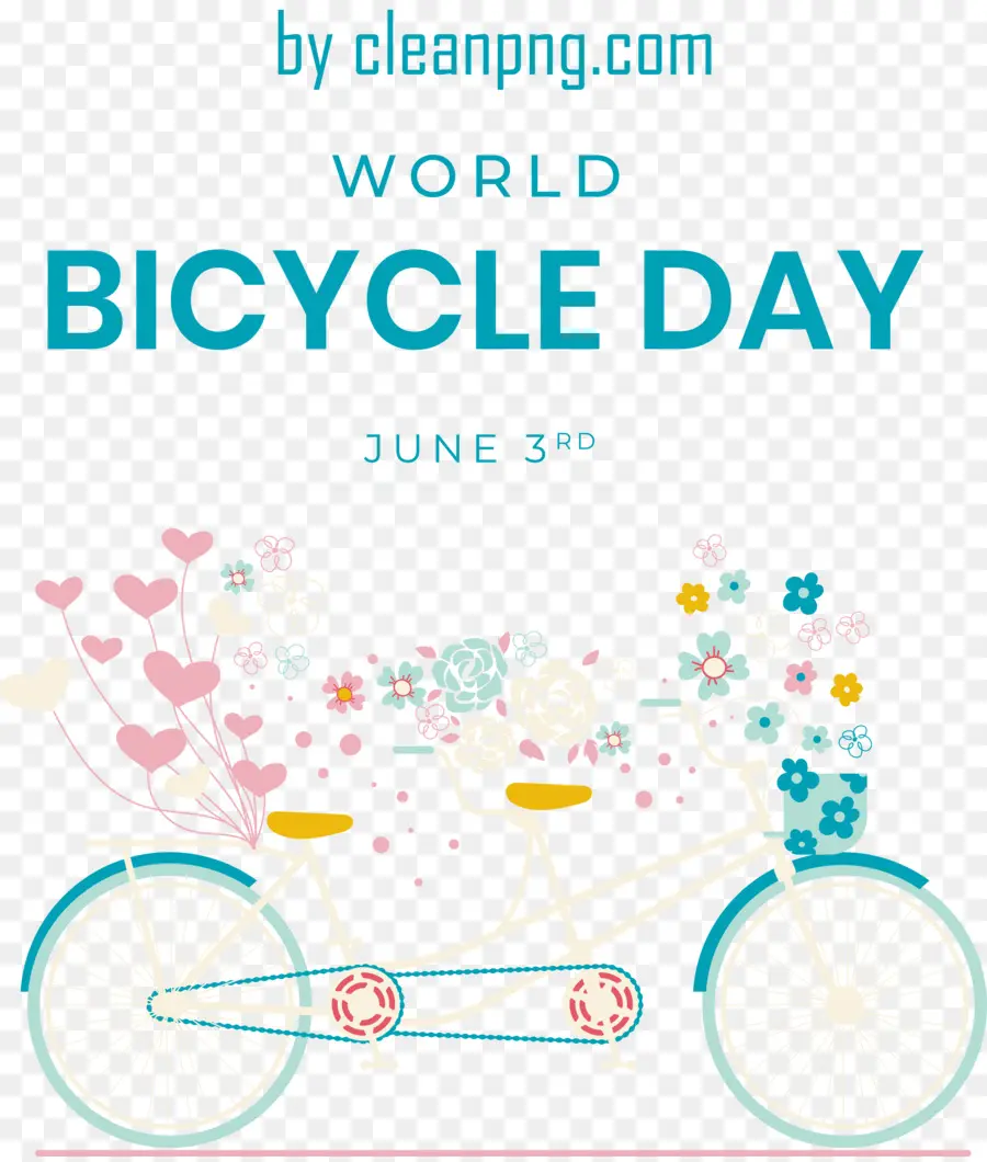 Día Mundial De La Bicicleta，Día Del Mundo De La Bicicleta PNG