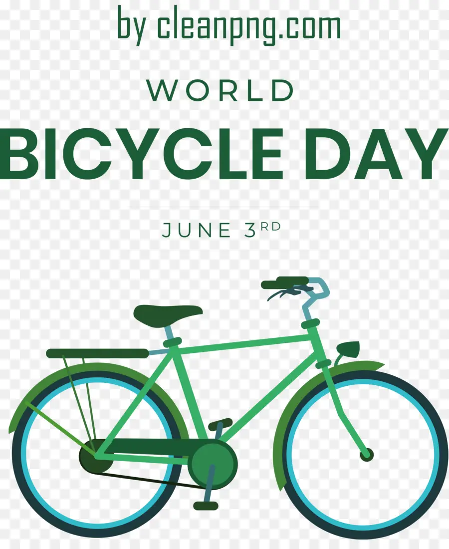 Día Mundial De La Bicicleta，Día Del Mundo De La Bicicleta PNG