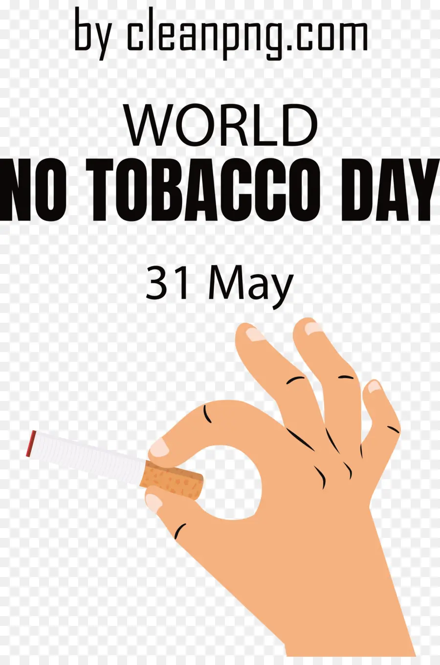 Día Mundial Sin Tabaco，Día Sin Tabaco PNG