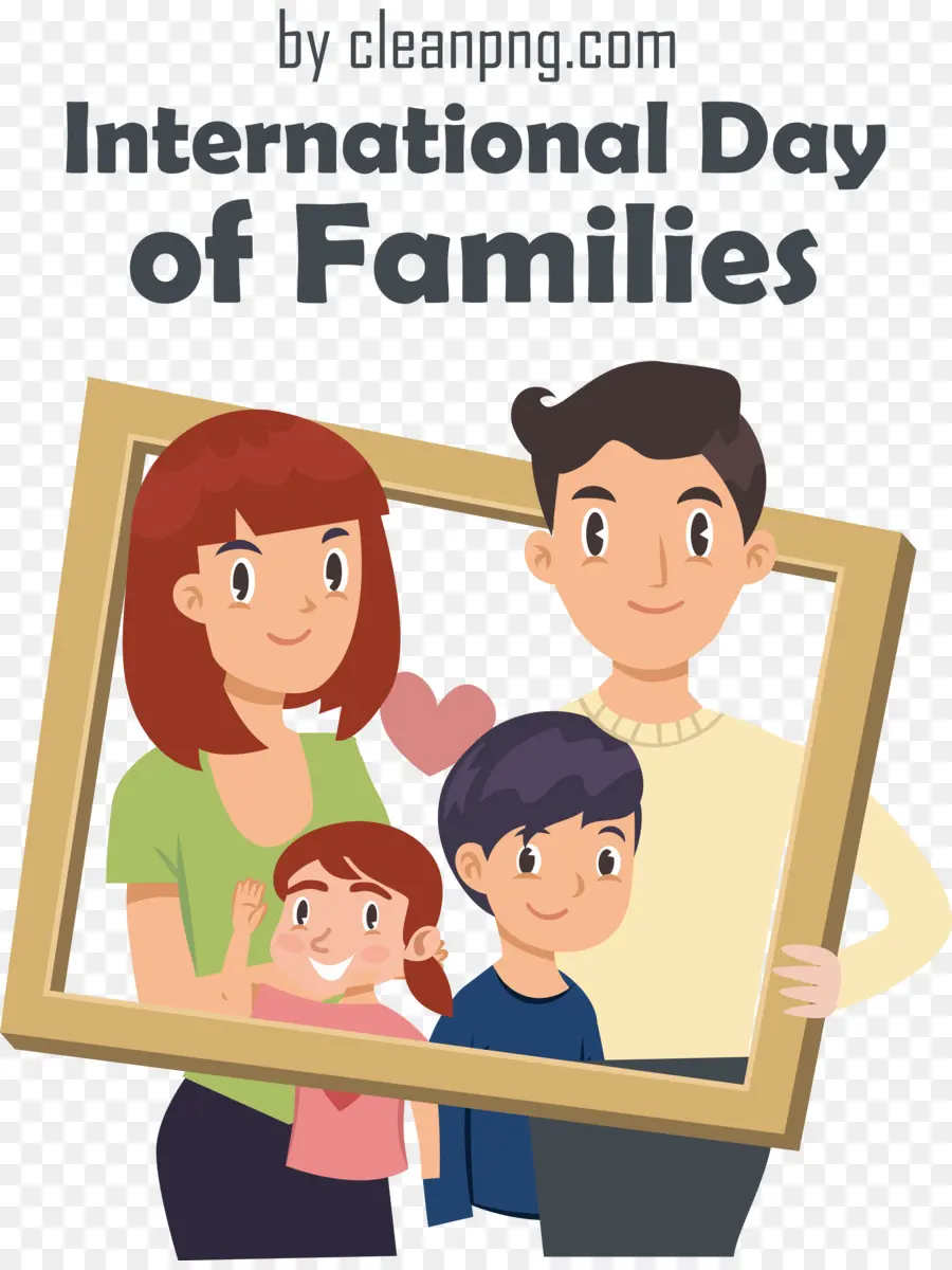 Día Internacional De Las Familias，Dia Familiar PNG