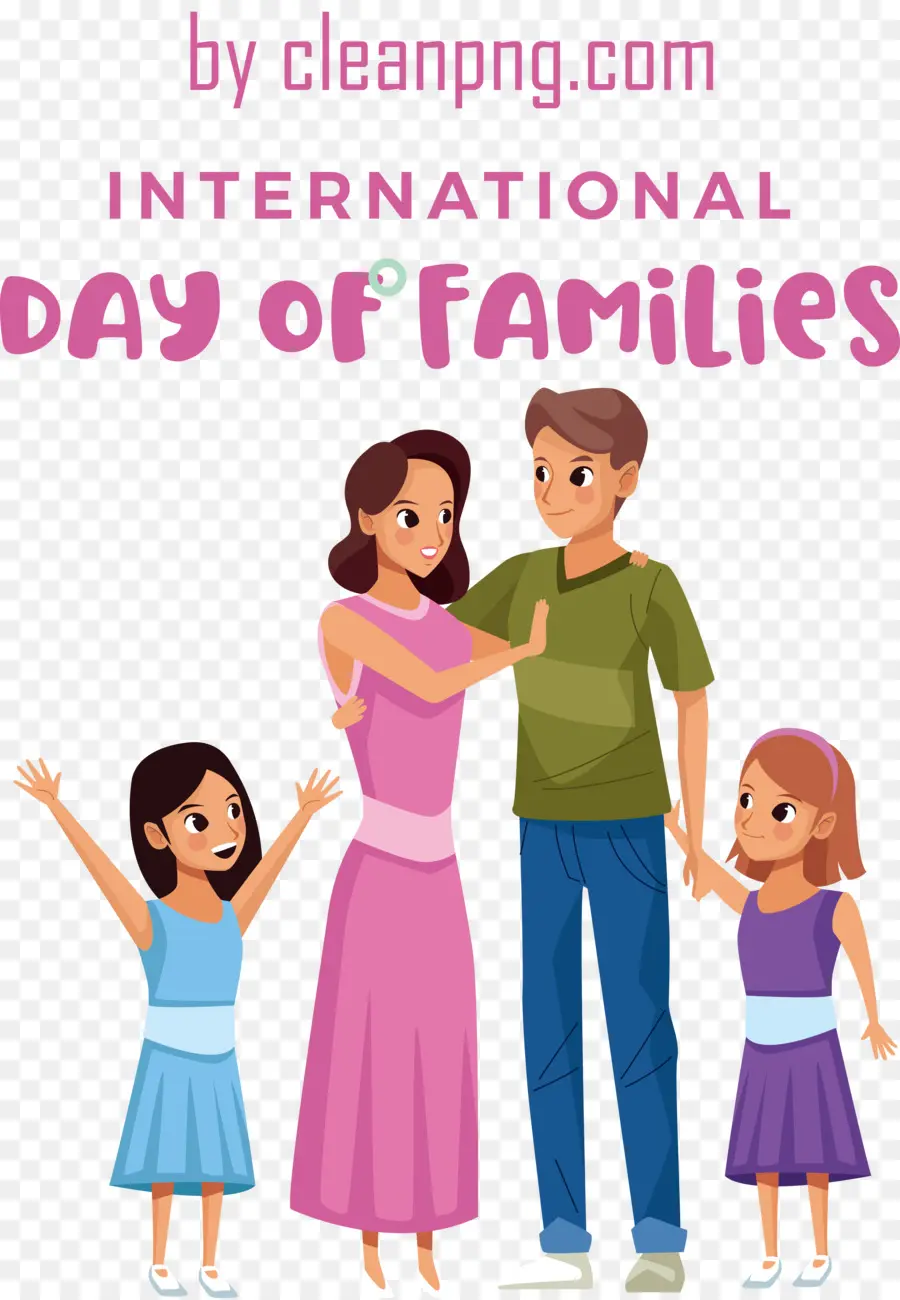Día Internacional De Las Familias，Dia Familiar PNG