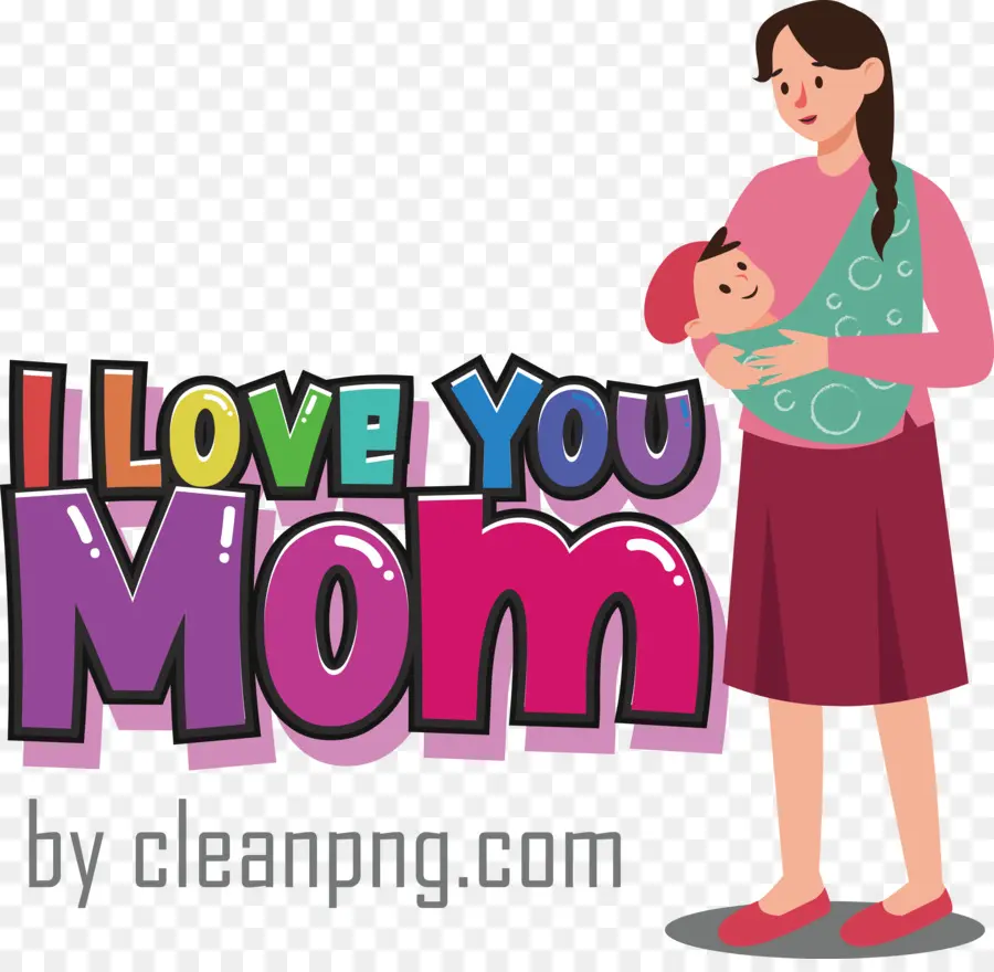 Te Amo Mamá，El Día De Las Madres PNG
