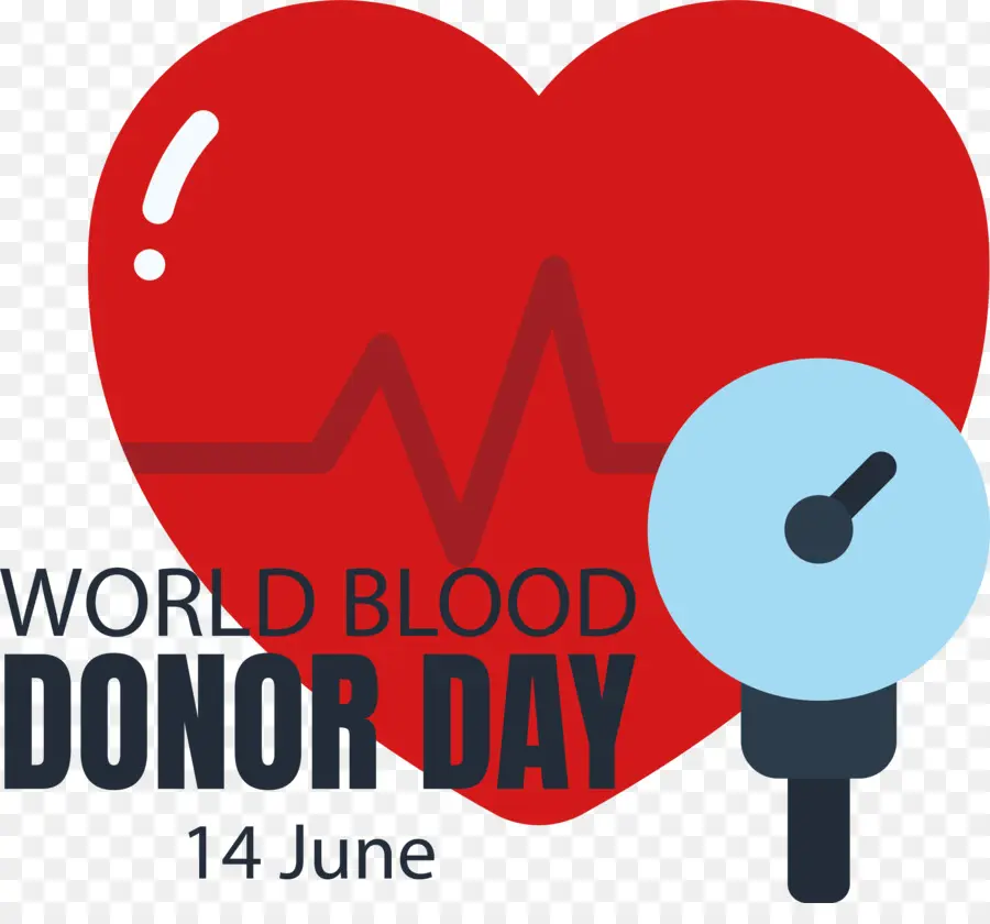 Día Mundial Del Donante De Sangre，Corazón PNG