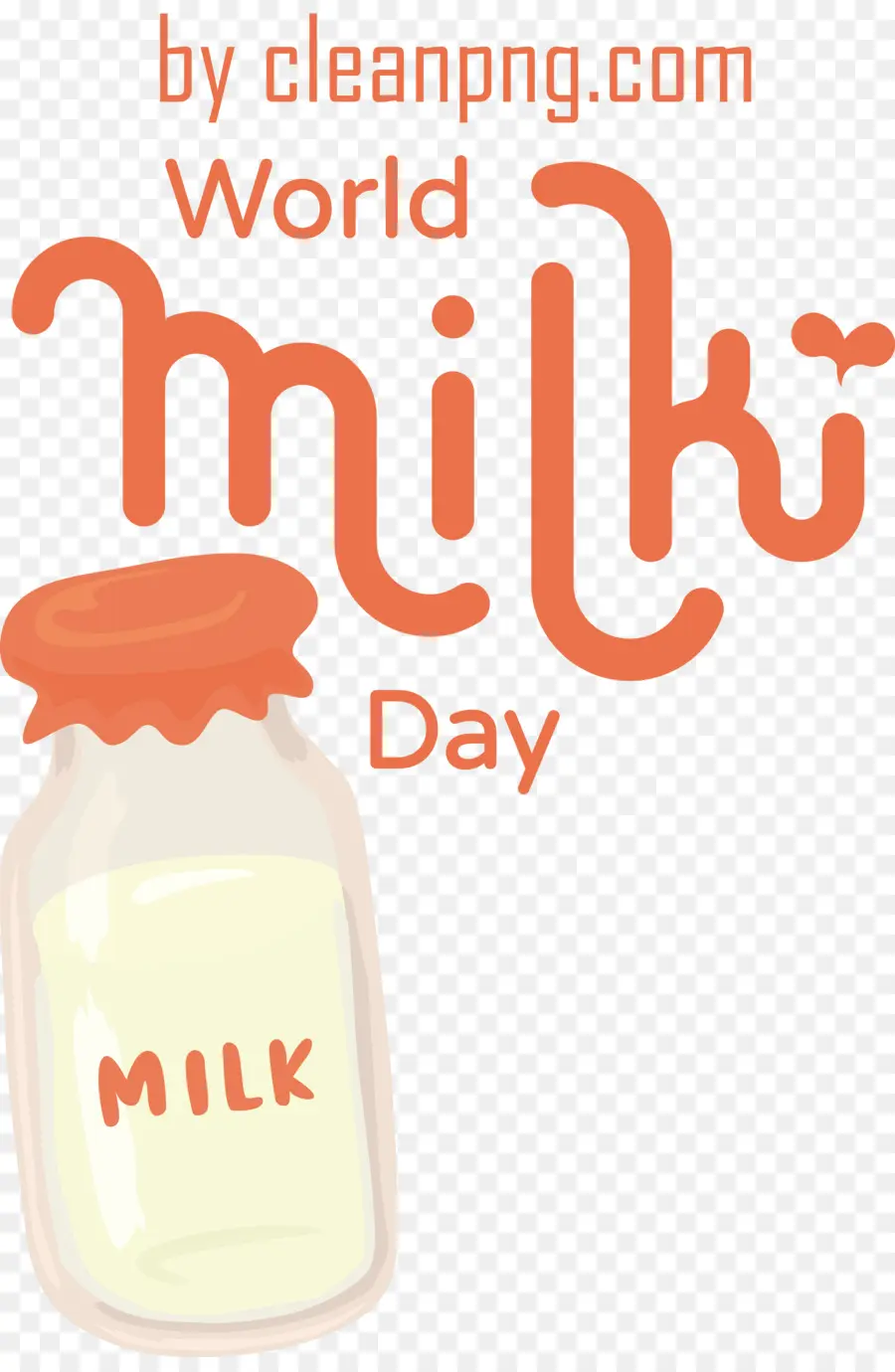 Día Mundial De La Leche，Botella De Leche PNG