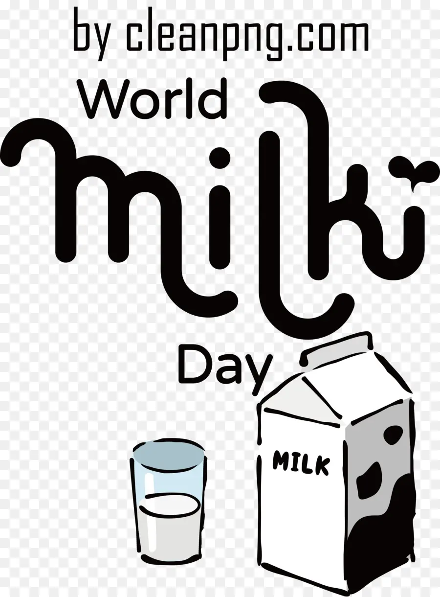 Día Mundial De Leche，La Leche Día PNG