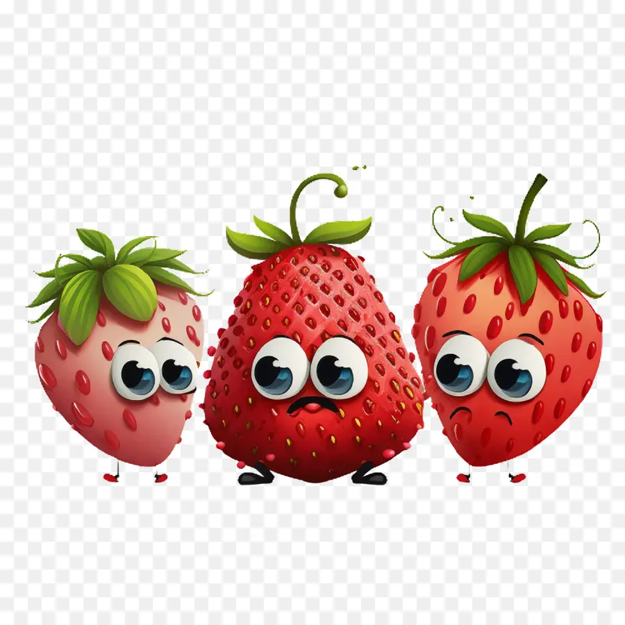 Tres Fresas， PNG