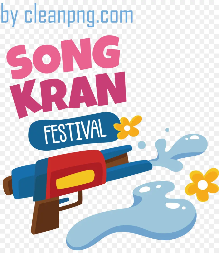 Festival De Salpicaduras De Agua，El Festival De Songkran PNG