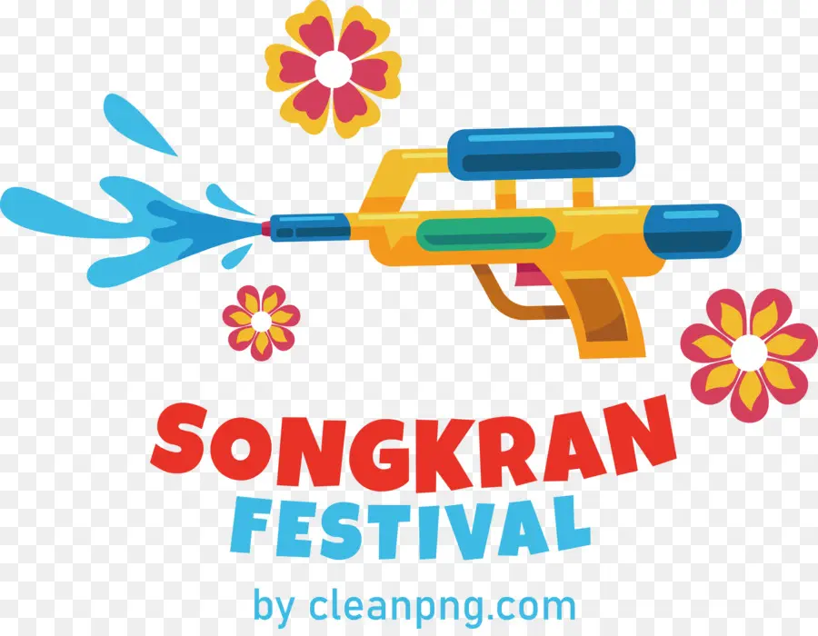 El Festival De Songkran，Festival De Salpicaduras De Agua PNG