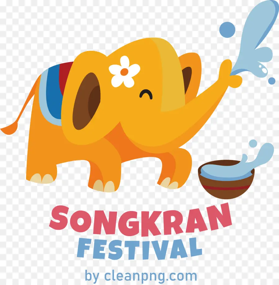 El Festival De Songkran，Festival De Salpicaduras De Agua PNG