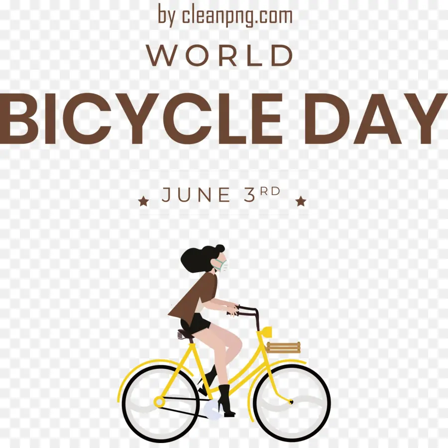 Día Mundial De La Bicicleta，Día Del Mundo De La Bicicleta PNG