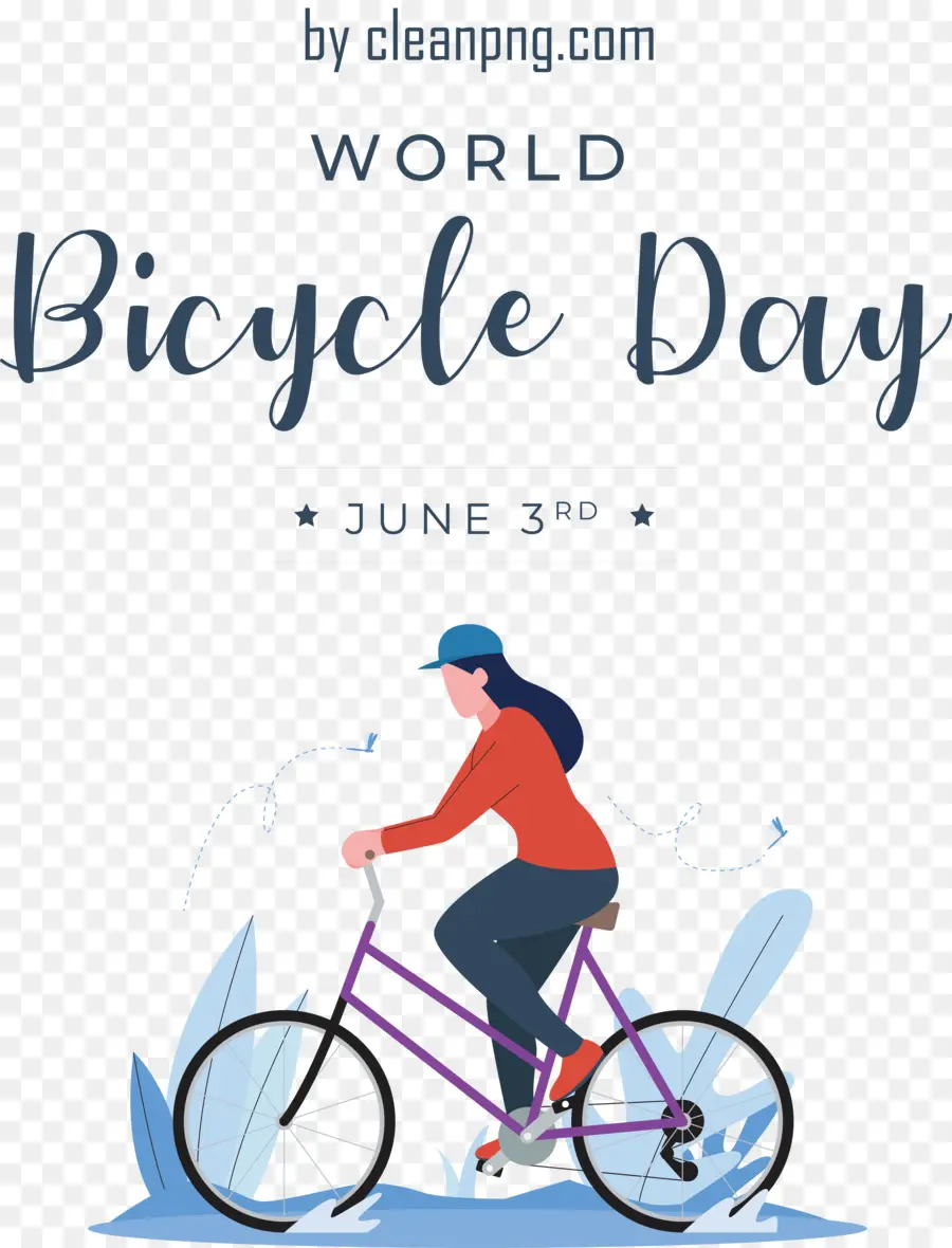 Día Mundial De La Bicicleta， PNG