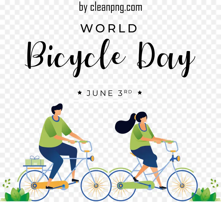 Día Mundial De La Bicicleta，Día Del Mundo De La Bicicleta PNG