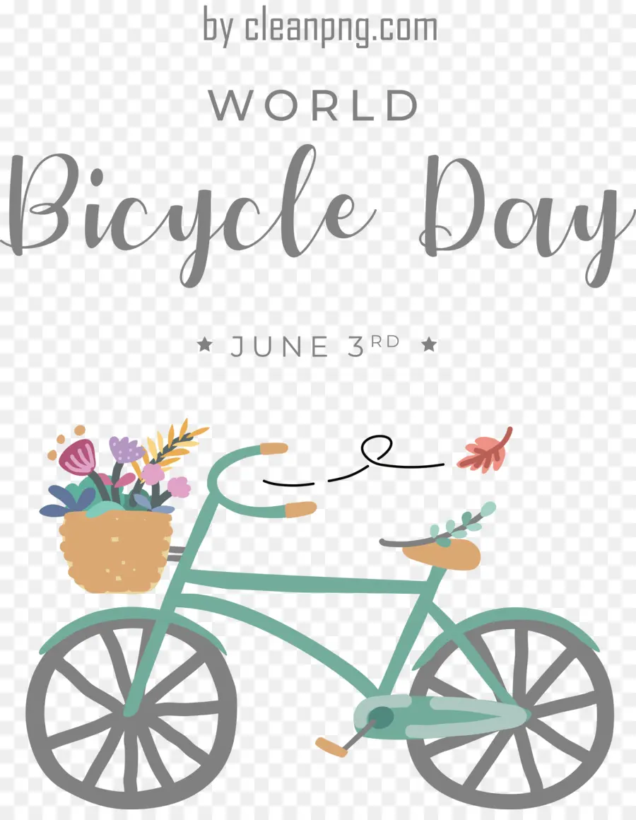 Día Mundial De La Bicicleta，Día Del Mundo De La Bicicleta PNG