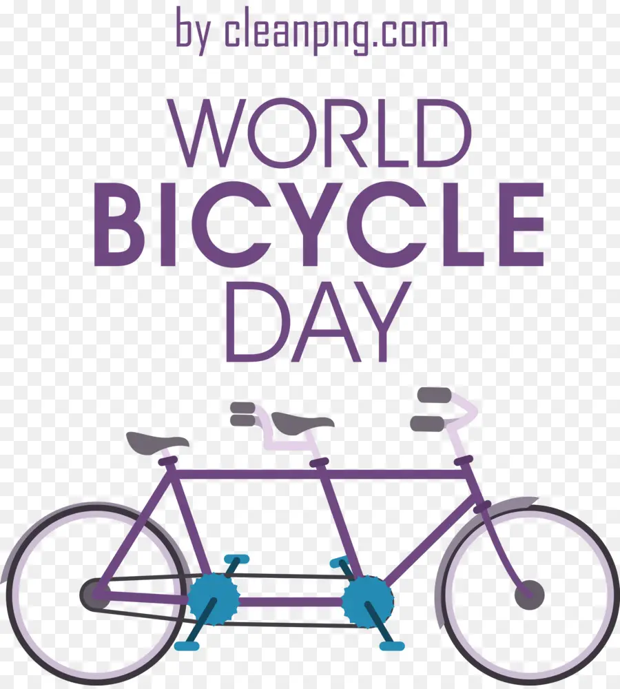 Día Mundial De La Bicicleta，Día Del Mundo De La Bicicleta PNG