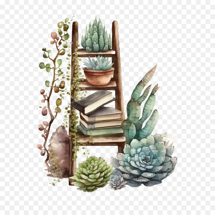 Pila De Libros，Acuarela Libros PNG