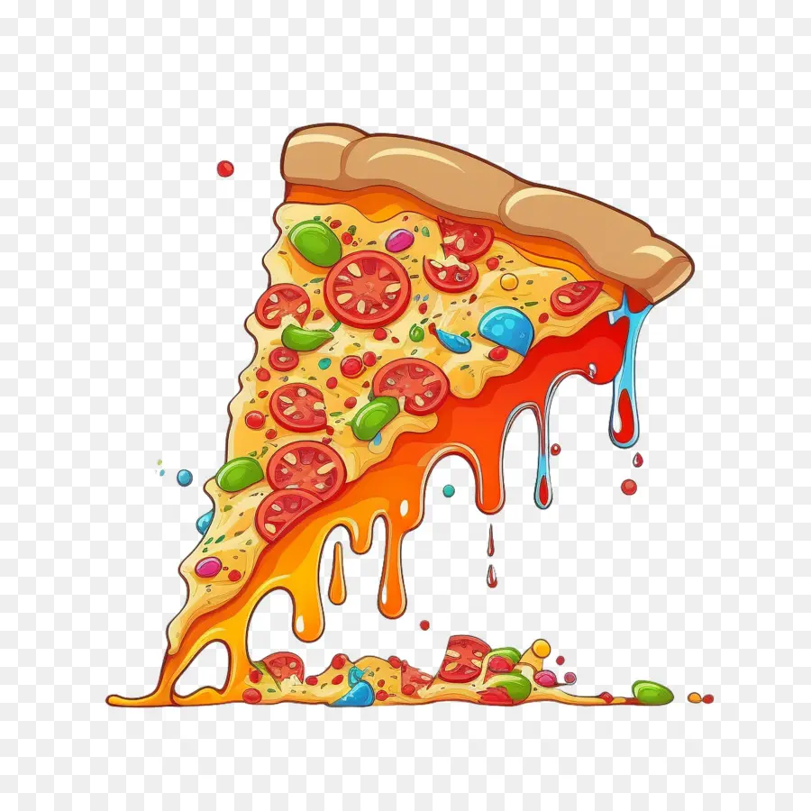 De Dibujos Animados De La Pizza，Rebanada De Pizza PNG