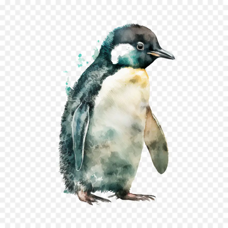 El Día Mundial Del Pingüino，Acuarela Penguin PNG