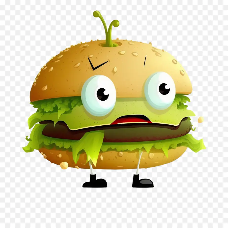 De Dibujos Animados De La Hamburguesa，Hamburguesa Vegetariana PNG