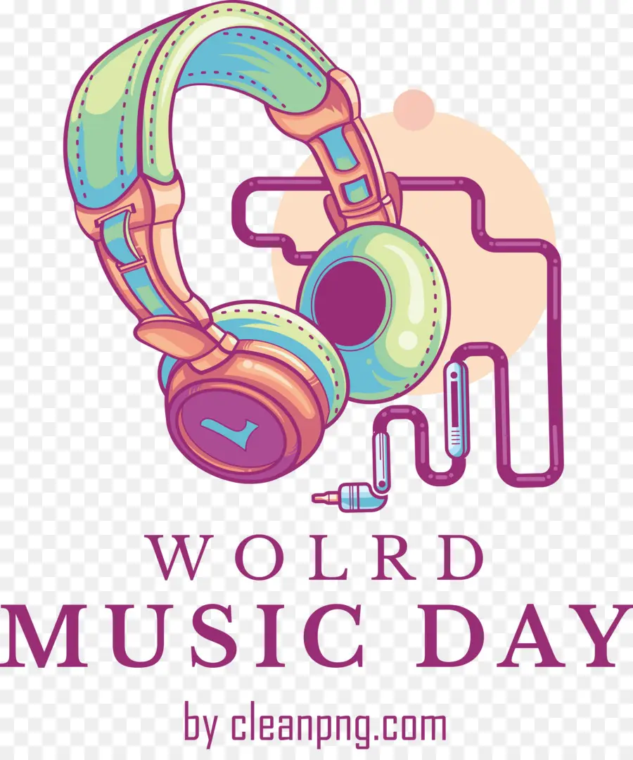 Día Mundial De La Música，Auriculares PNG