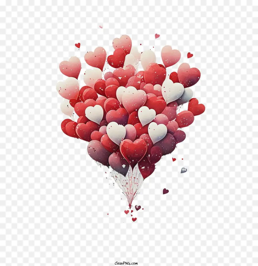 Lindo Corazon，Globos De Corazon PNG