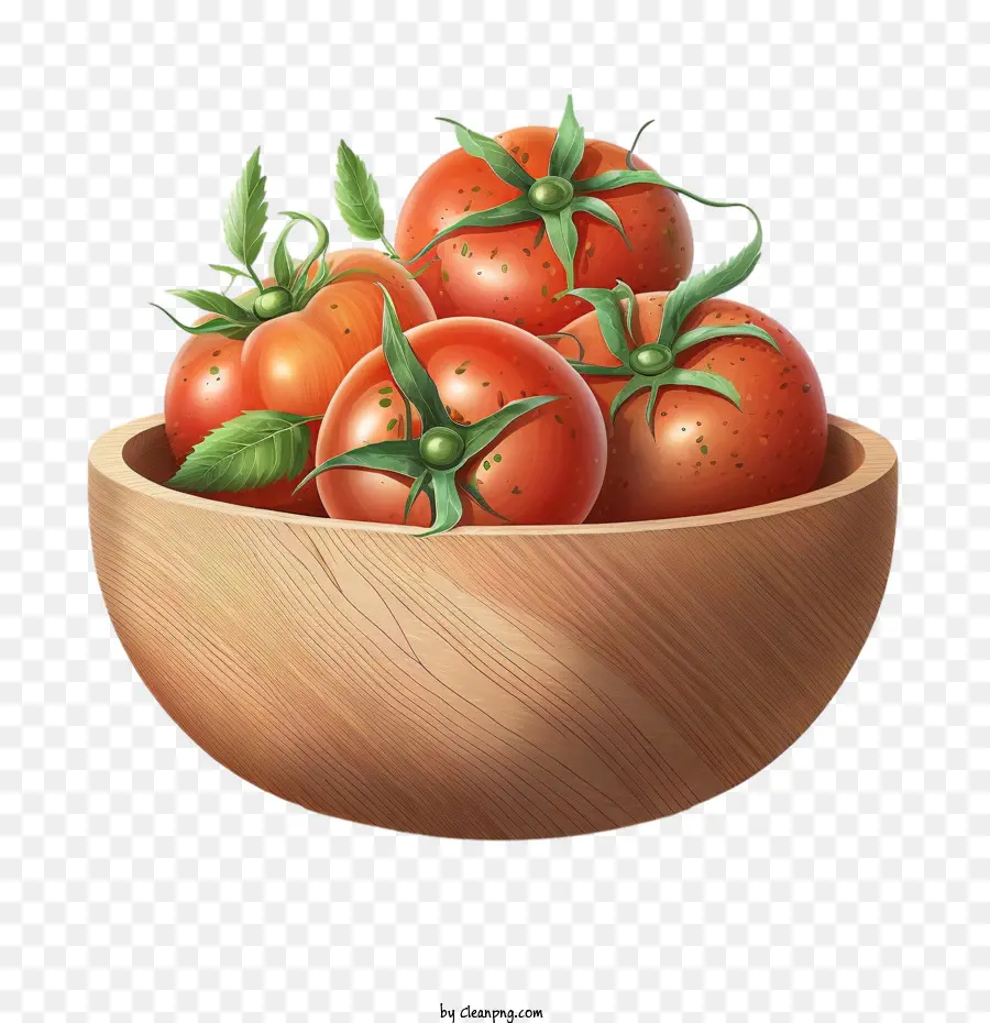 Los Tomates，Tazón De Madera PNG