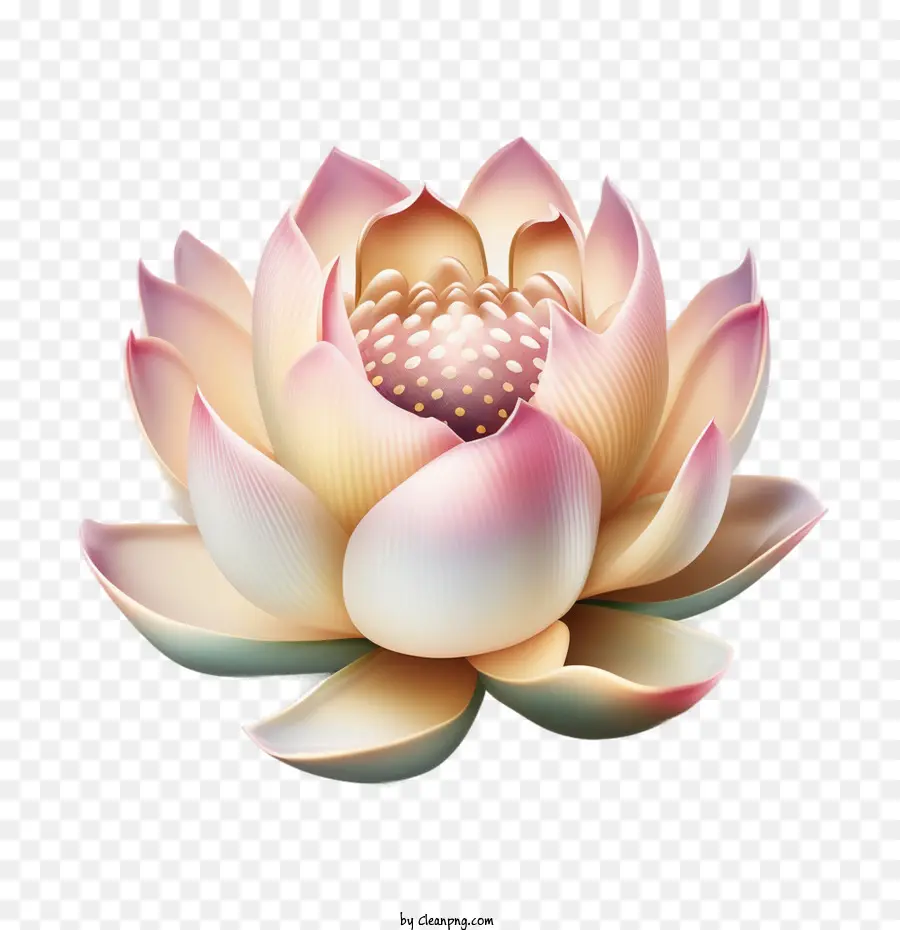 Pastle Lotus，Loto De Color Rosa PNG