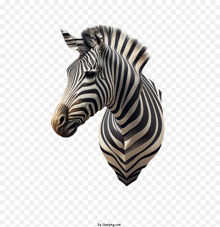 La Cabeza Zebra，Cebra Realista PNG