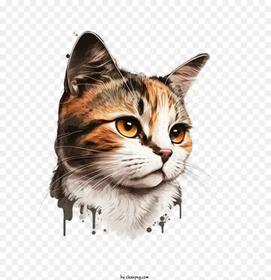 Gato De Dibujos Animados，Cara De Gato PNG