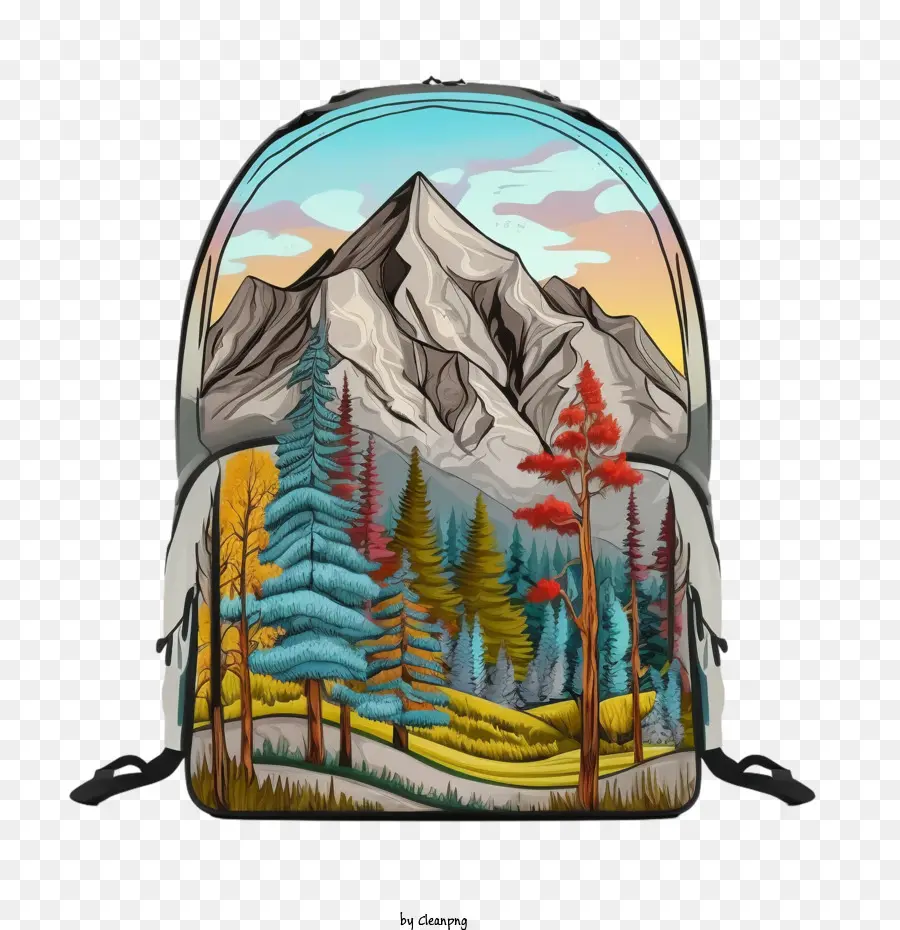 Campamento De Verano，Mochila PNG