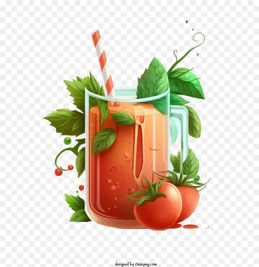 El Jugo De Tomate，Tomate De Fruta PNG