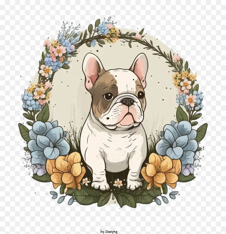 Lindo Bulldog，De Dibujos Animados De Bulldog PNG