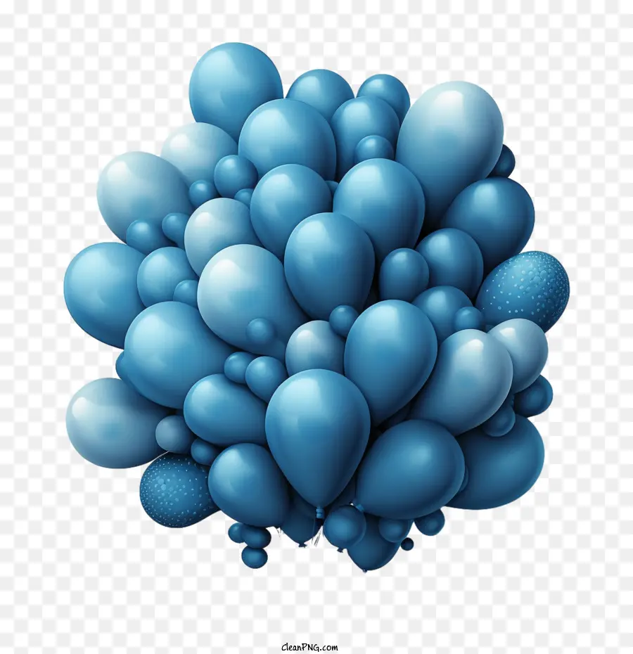 Globos Azules，Globos PNG