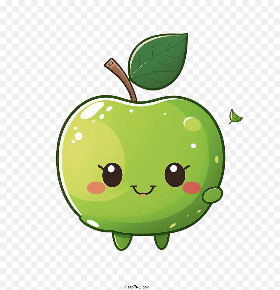 Manzana De Dibujos Animados，Manzana Verde PNG