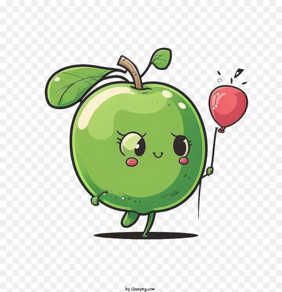 Dibujos Animados De Apple，Manzana Verde PNG