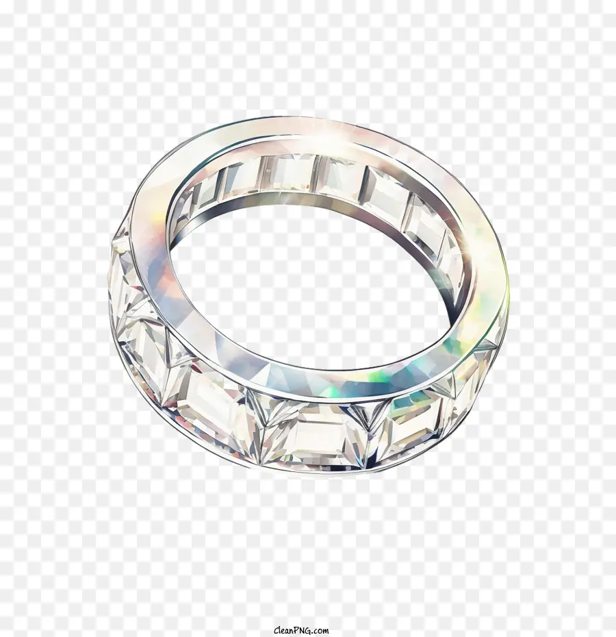 Anillo De Bodas De Cristal，Anillo De Bodas PNG