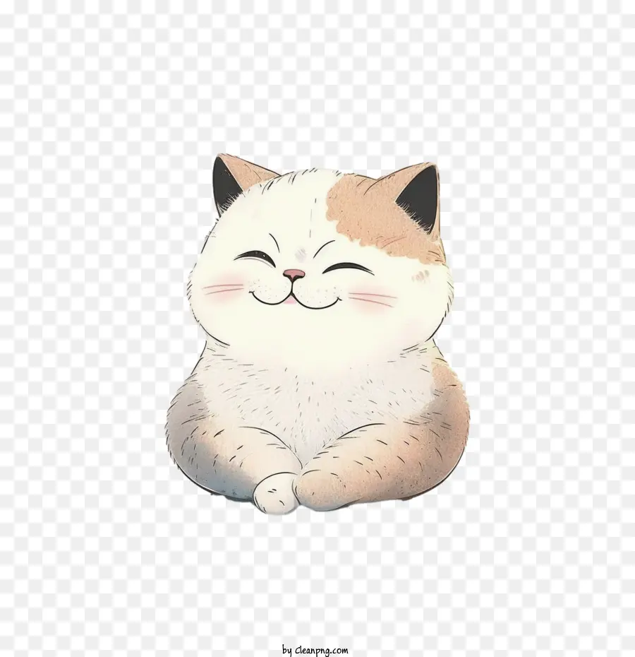 Sonriente Gato，Lindo Gato PNG