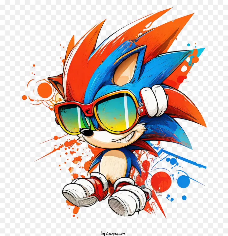 Sonic Genial，Dibujos Animados Sonic PNG